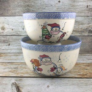 Vntg VITAL UNIT Holiday Nesting Bowls 2